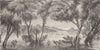 MALAYSIA. Borneo. River Dyak Country 1880 old antique vintage print picture