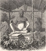 CAMBODIA. Leper King at Angcor Tom 1880 old antique vintage print picture