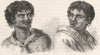 AUSTRALIA. Cato & Ferdinand 1880 old antique vintage print picture