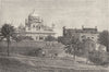 PAKISTAN. Palace of Lahore 1880 old antique vintage print picture
