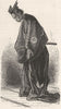 JAPAN. Japanese Officer in court dress 1880 old antique vintage print picture