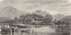 MONGOLIA. West. Yellow river, Kuei-Hua-Cheng 1880 old antique print picture