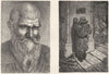 RUSSIA. A Tartar Portrait; Russian Stove 1880 old antique print picture