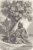 SENEGAL. Senegambia. Almamy Oumar 1880 old antique vintage print picture