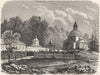 BALTICS. Livonia. Russian Station 1880 old antique vintage print picture