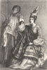 SENEGAL. Senegambia. Creole lady servant 1880 old antique print picture