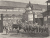 JAPAN. Religious parade in Tokyo 1880 old antique vintage print picture