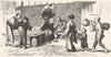 JAPAN. Shop in Tokyo 1880 old antique vintage print picture