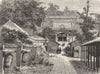 JAPAN. American Legation at Vedo 1880 old antique vintage print picture