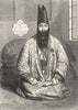 IRAN. Persian Dignitary 1880 old antique vintage print picture