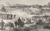SENEGAL. Senegambia. Assault, Fort of Dina 1880 old antique print picture