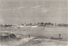 SENEGAL. Senegambia. Ferry, Upper Niger 1880 old antique vintage print picture