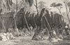 AUSTRALIA. Australians in Camp 1880 old antique vintage print picture