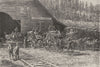 PACIFIC ISLANDS. A Railway station, North-west 1880 old antique print picture