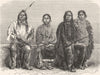 PACIFIC. Puget Sound & North railway. Indians 1880 old antique print picture