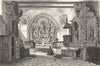 ECUADOR. Cathedral of Quito 1880 old antique vintage print picture