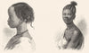 SENEGAL. Senegambia. Women of 1880 old antique vintage print picture