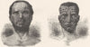MOZAMBIQUE. Kafir; Native of Coast 1880 old antique vintage print picture
