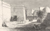 MALI. Senegambia. Entry of Palace at Segou 1880 old antique print picture