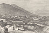VIRGINIA. A western settlement 1880 old antique vintage print picture