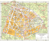 PARIS. 5e Arrondissement Pantheon 1920 old antique vintage map plan chart