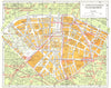 PARIS. 7e Arrondissement Palais-Bourbon 1920 old antique map plan chart