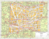 PARIS. 9e Arrondissement Opera 1920 old antique vintage map plan chart