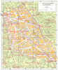 PARIS. 11e Arrondissement Popincourt 1920 old antique vintage map plan chart