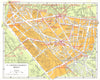 PARIS. 12e Arrondissement Reuilly 1920 old antique vintage map plan chart