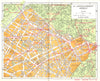 PARIS. 15e Arrondissement Grenelle 1920 old antique vintage map plan chart