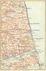 ITALY. Adriatic coast. Pedaso-Vibrata Cupra Grottammare San Benedetto 1924 map