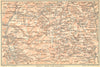 ITALY. I Monti Della Laga (Amatrice, Arquata, Civitella) 1924 old antique map