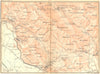 ITALY. Norma, Carpineto, Sezze Romano 1924 old antique vintage map plan chart