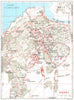 MOROCCO. Rabat 1969 old vintage map plan chart