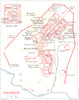 MOROCCO. Volubilis 1969 old vintage map plan chart