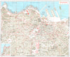 MOROCCO. Casablanca 1969 old vintage map plan chart