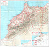 MOROCCO. Maroc 1969 old vintage map plan chart
