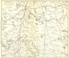 VIENNE. Environs of Poitiers 1889 old antique vintage map plan chart