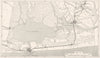BENIN. Dahomey. Cotonou and Porto Novo 1944 old vintage map plan chart