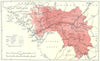GUINEA. French Guinea 1944 old vintage map plan chart