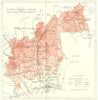 IVORY COAST. Cote Ivoire 1944 old vintage map plan chart
