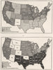 USA. Average farm land value 1910; Farmland increase 1860-70 sketch map 1942