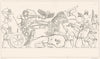 IRAQ. Guerrier Eunuque en Bataille(Nord-Ouest Palais Nimrud Nimrod) 1875 print