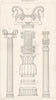 IRAN. Architecture. Persepolis, Details des ordres 1875 old antique print