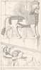 IRAN. PERSEPOLIS. Architecture. figure pylon of Orient; Bas-relief 1875 print