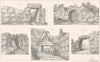 BUILDINGS. Architecture. Constructions Pelasgiques Cyclopeennes 1875 old print