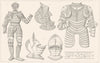 16C ARMOUR. Harness, Francois 1st light Cavalry; Armet cisele Bavaria 1875