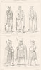 FRANCE. Clotilde Chilperic Fredegonde Louis Pieux Charlemagne Tassillon 1875