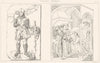 FRANCE. Chevalier Berthold Waldner 14C; duc Bourgogne, Jean sans peur 1409 1875