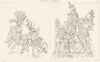 FRANCE. Francois 1er(pare, 1540); Charles VII(militaire d'apparat, 1450) 1875